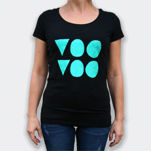 Voo Voo | koszulka logo turkus (damska)