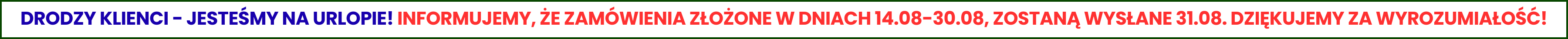 urlop sierpień 2026